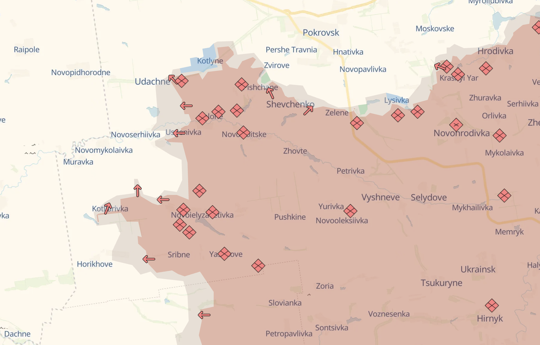Toretsk under attack: Where Russia intensifies assaults and how front line moves